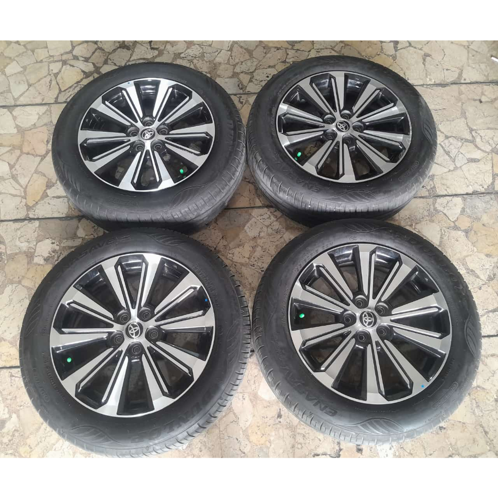 velg seken ori copotan avanza veloz R16x6 PCD 5x100 ET50+ban dunlop 195/60R16