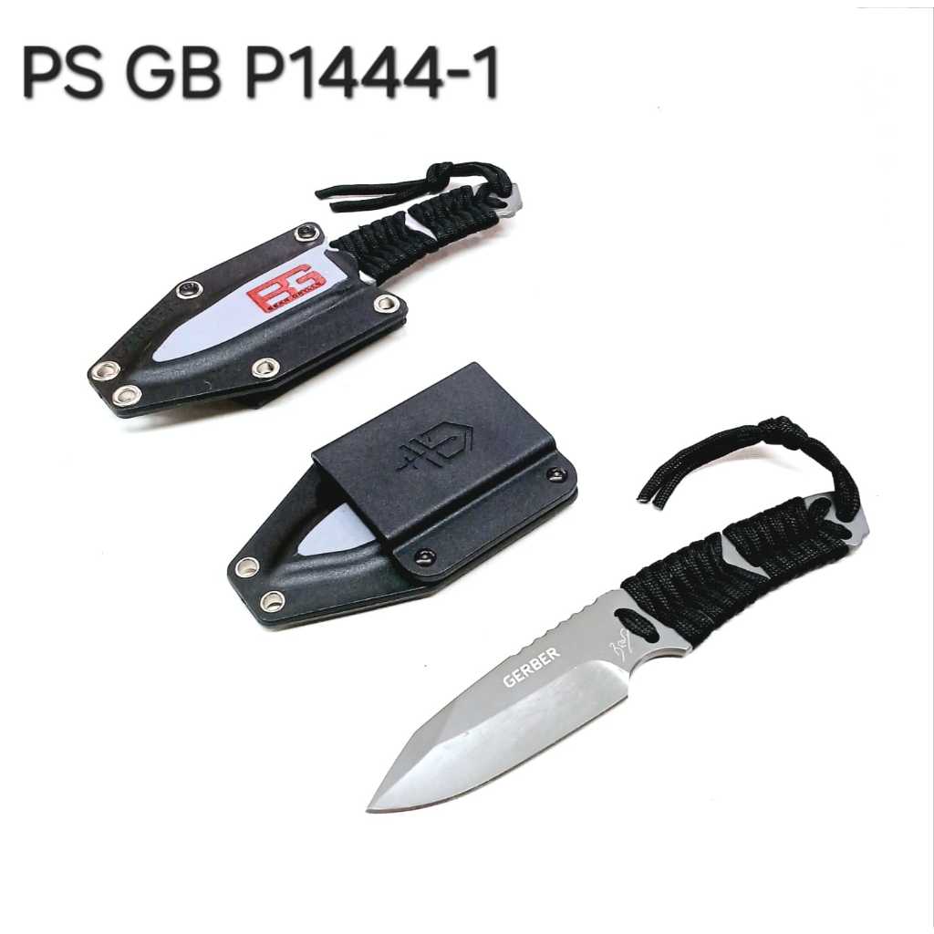 PISAU GERBER SURVIVAL KIT OUTDOOR / PISAU GERBER TALI PARAKOT BISA PASANG DI KOPEL/SABUK/GESPER PING