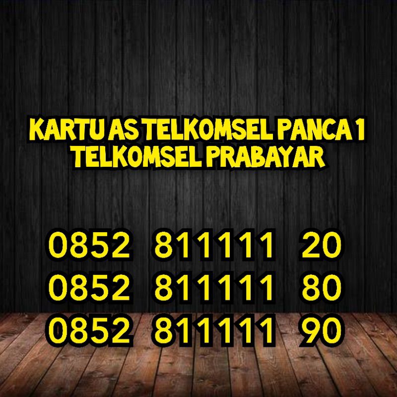 Nomor Cantik Telkomsel Kartu As Panca