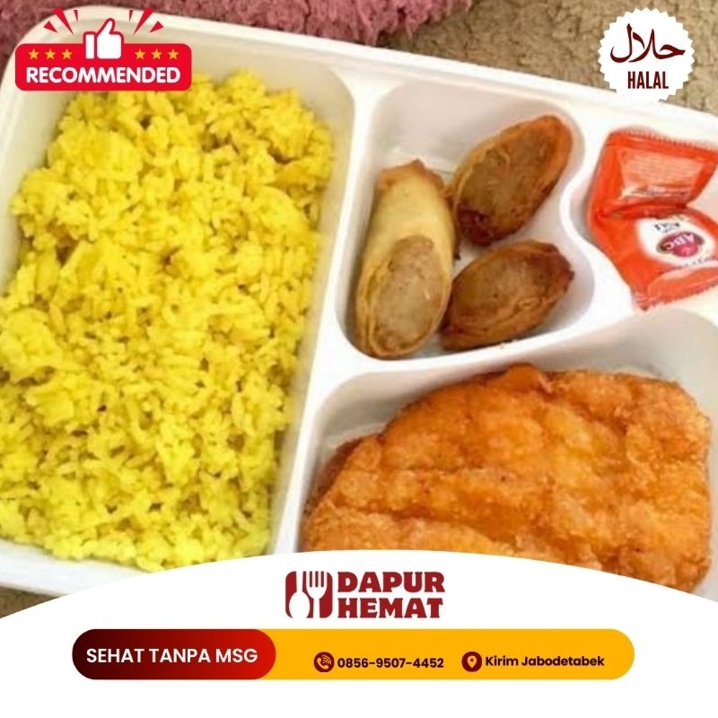 

Dapur Hemat - Nasi Bento Ekonomis Favorit Acara Sederhana Murah/Lengkap/Enak/Halal/Hidangan