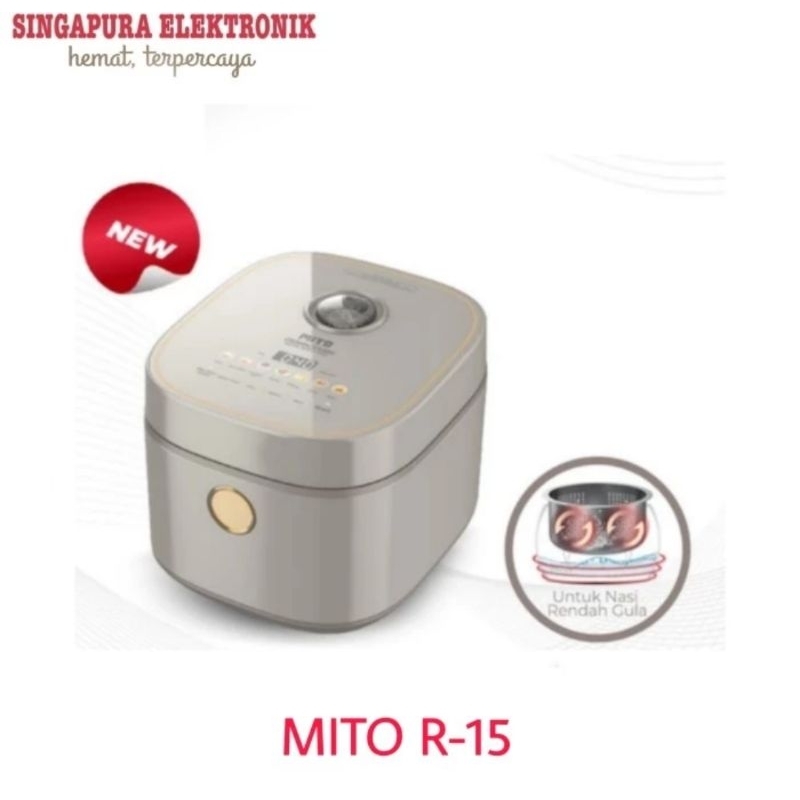 Mito Rice Cooker/Magic Com Digital Low Carbo R-15