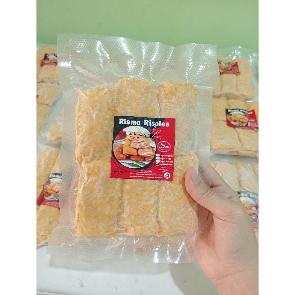 

Aneka risol rogout ayam / rogout sapi / rogout mozza / smoked beef isi 6pcs frozen