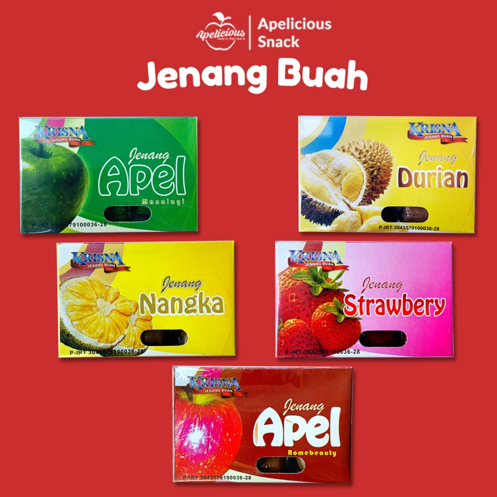 

APELICIOUS Jenang Buah / Jenang Apel Nangka Durian Oleh Oleh Khas Malang