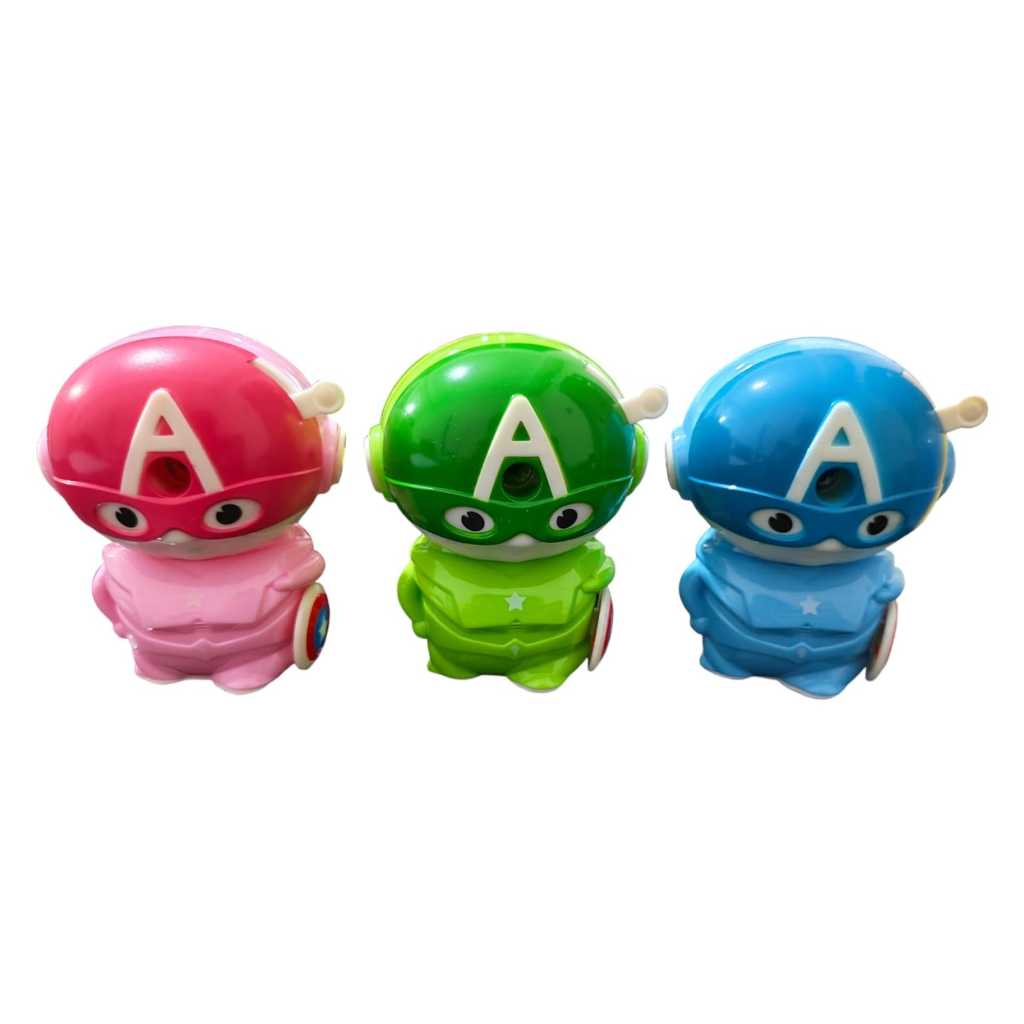 

KENKO TABLE SHARPENER F-2CA (CAPTAIN AMERICA) HARGA PER PCS WARNA RANDOM