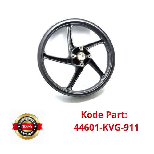 Velg Racing Depan  44601-KVG-911 – BeAT POP eSP, BeAT Sporty eSP, Vario 110 eSP, Scoopy eSP & Spacy 