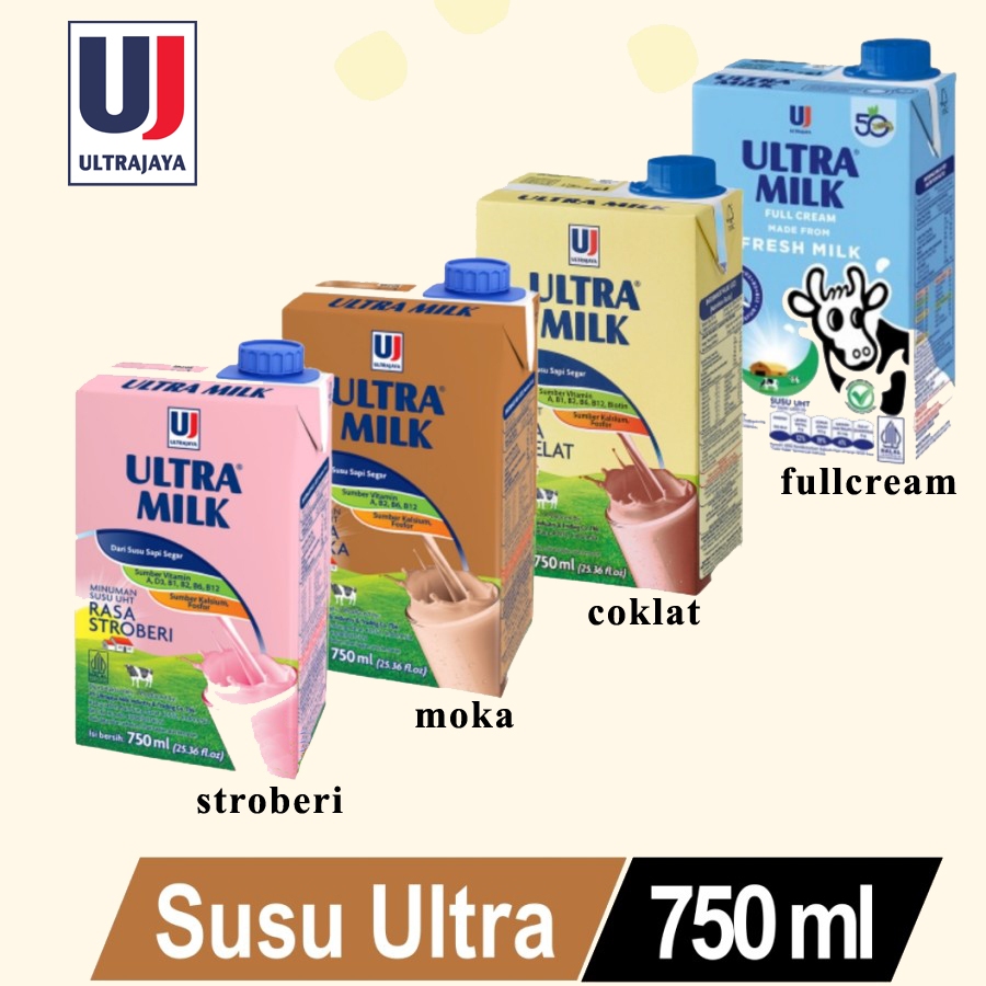 

UltraJaya Ultra susu UHT Milk 750ml 750 ml