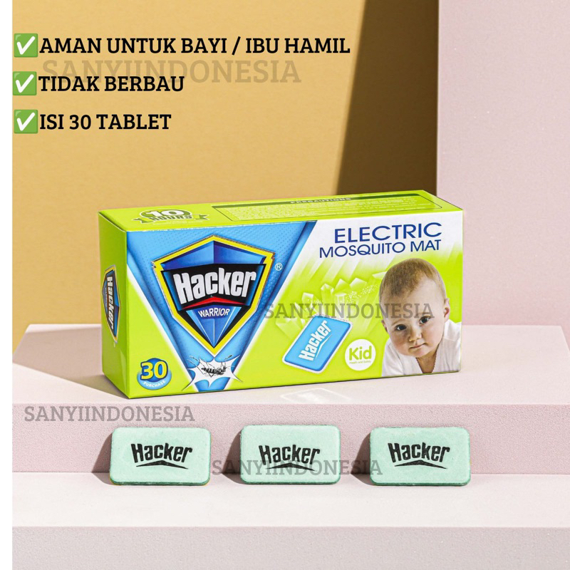 Mat Anti Nyamuk Listrik / Obat Nyamuk Elektrik Refill isi 30 pcs / Untuk Bayi, Ibu Hamil, dan Dewasa