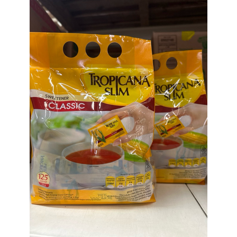 

Tropicana Slim Classic 125 sachet