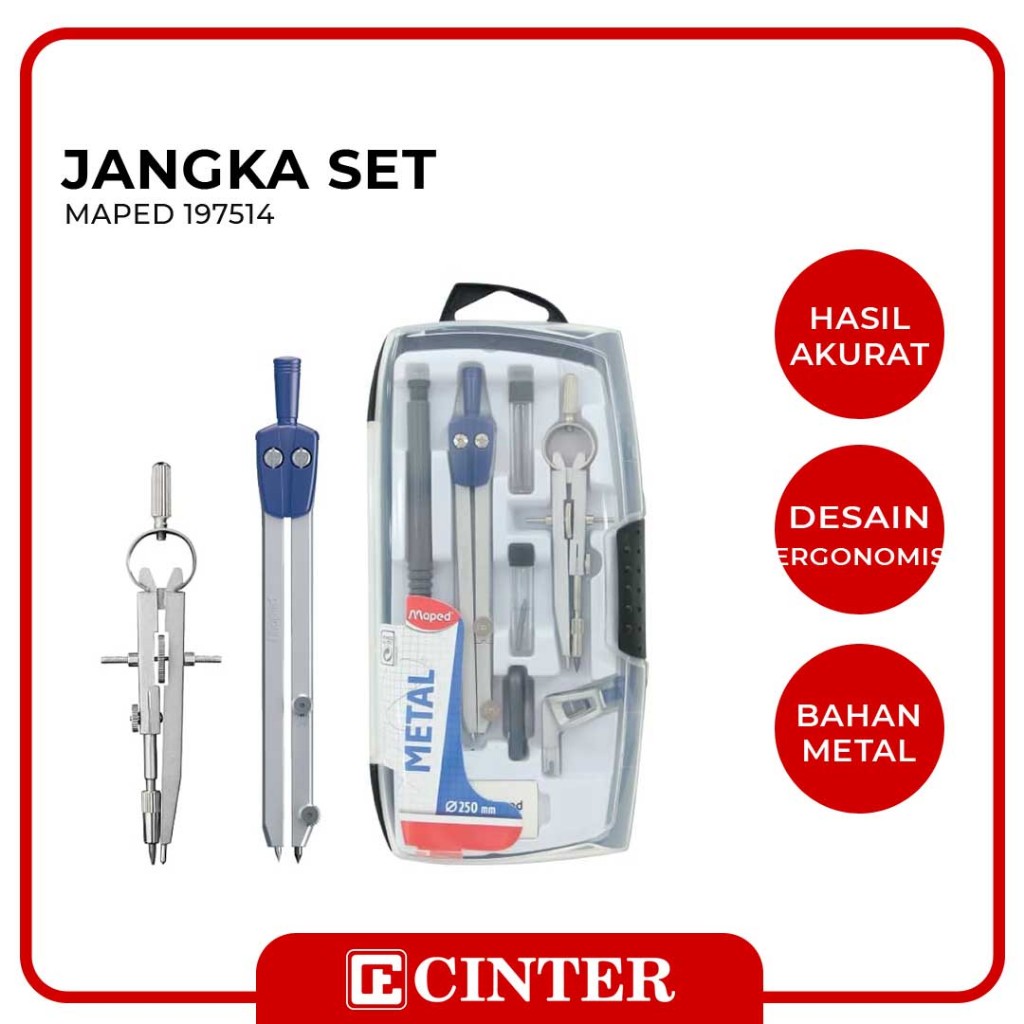 

MAPED - JANGKA FOCUS METAL SET 8 PCS 197514
