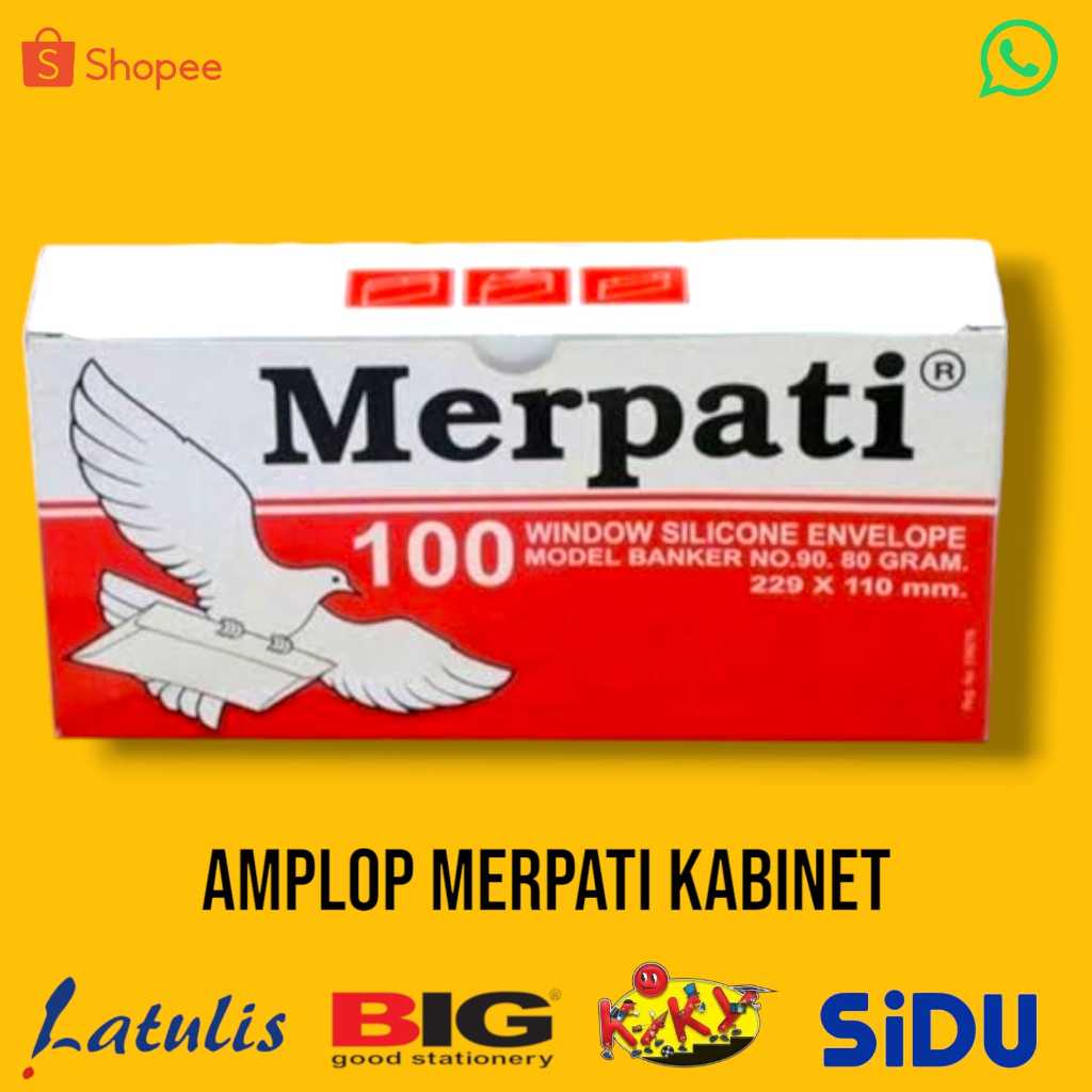

Amplop Merpati Besar Kabinet lem (besar)