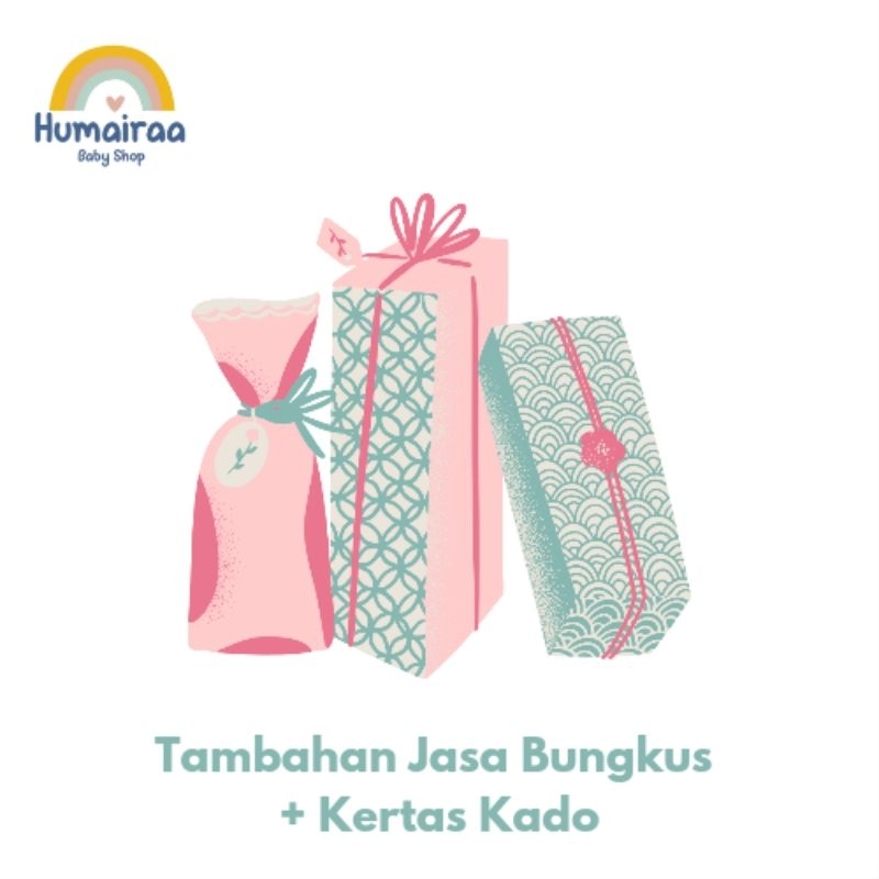 

Tambahan Kertas Kado + Jasa Bungkus, Free Ucapan