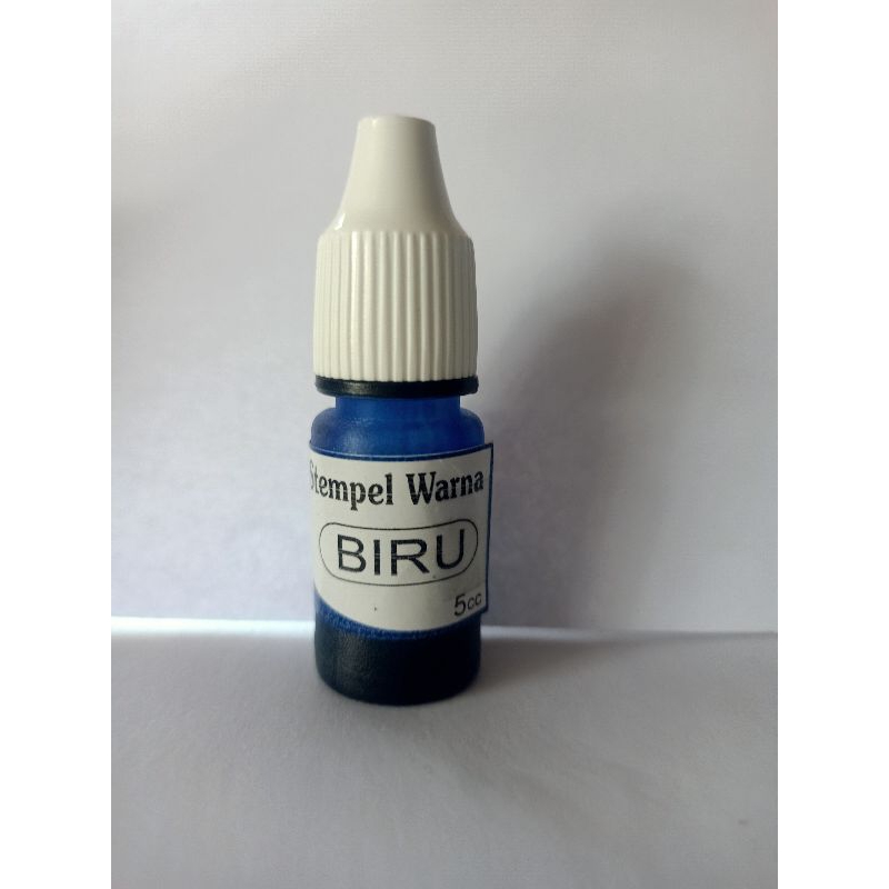 

Tinta stempel flash 5ml warna biru ( media kertas )