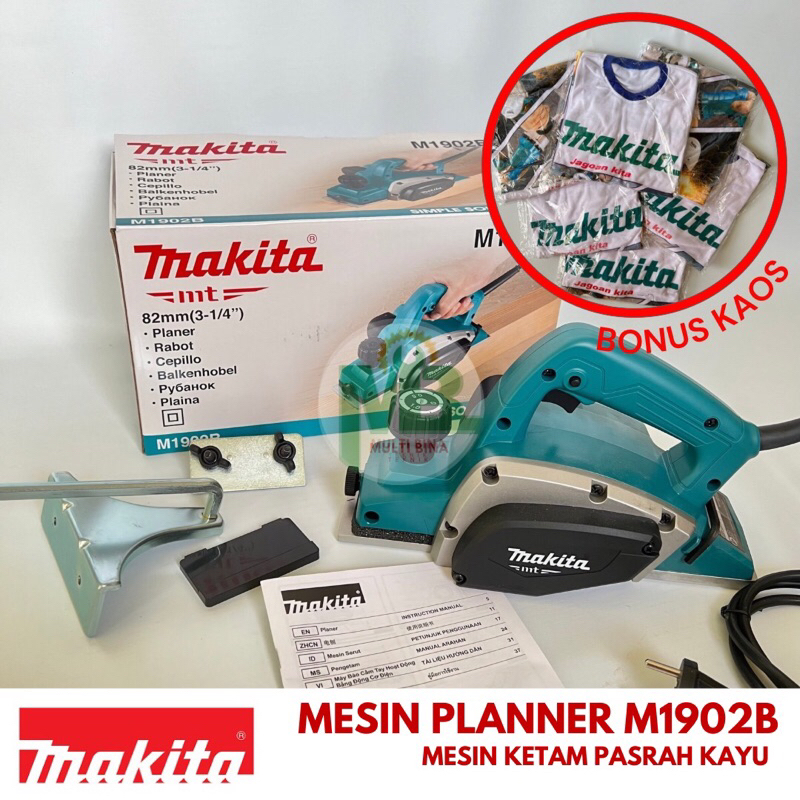 MAKITA M1902B Mesin Planner Serut Ketam Pasrah Kayu