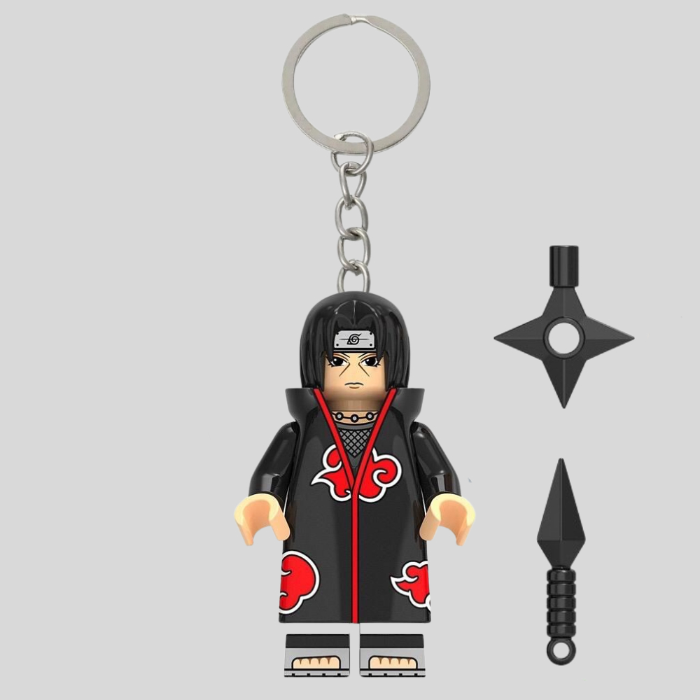 Itachi Akatsuki LEGO Keychain | Gantungan Kunci LEGO Itachi | Naruto Series