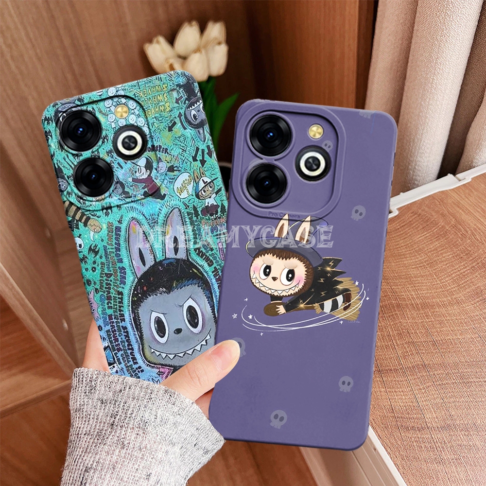 Softcase Hp Infinix Smat 8 Smart 8 pro Hot 40I smart 7 Spark 20c Motif Kartun-  - Case Pro Camera