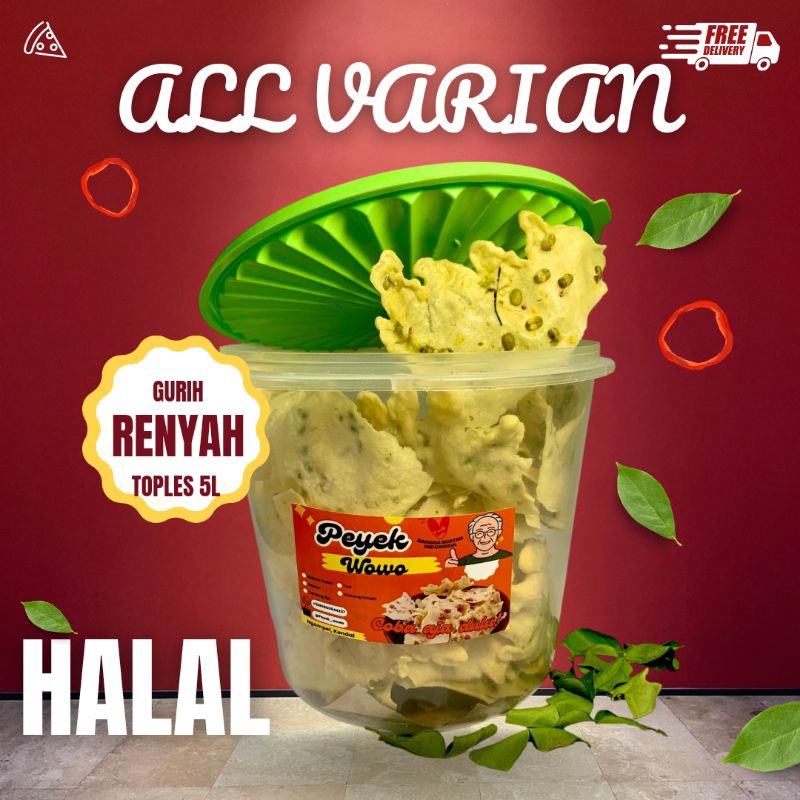

PEYEK WOWO~BERBAGAI VARIAN TOPLES 5L