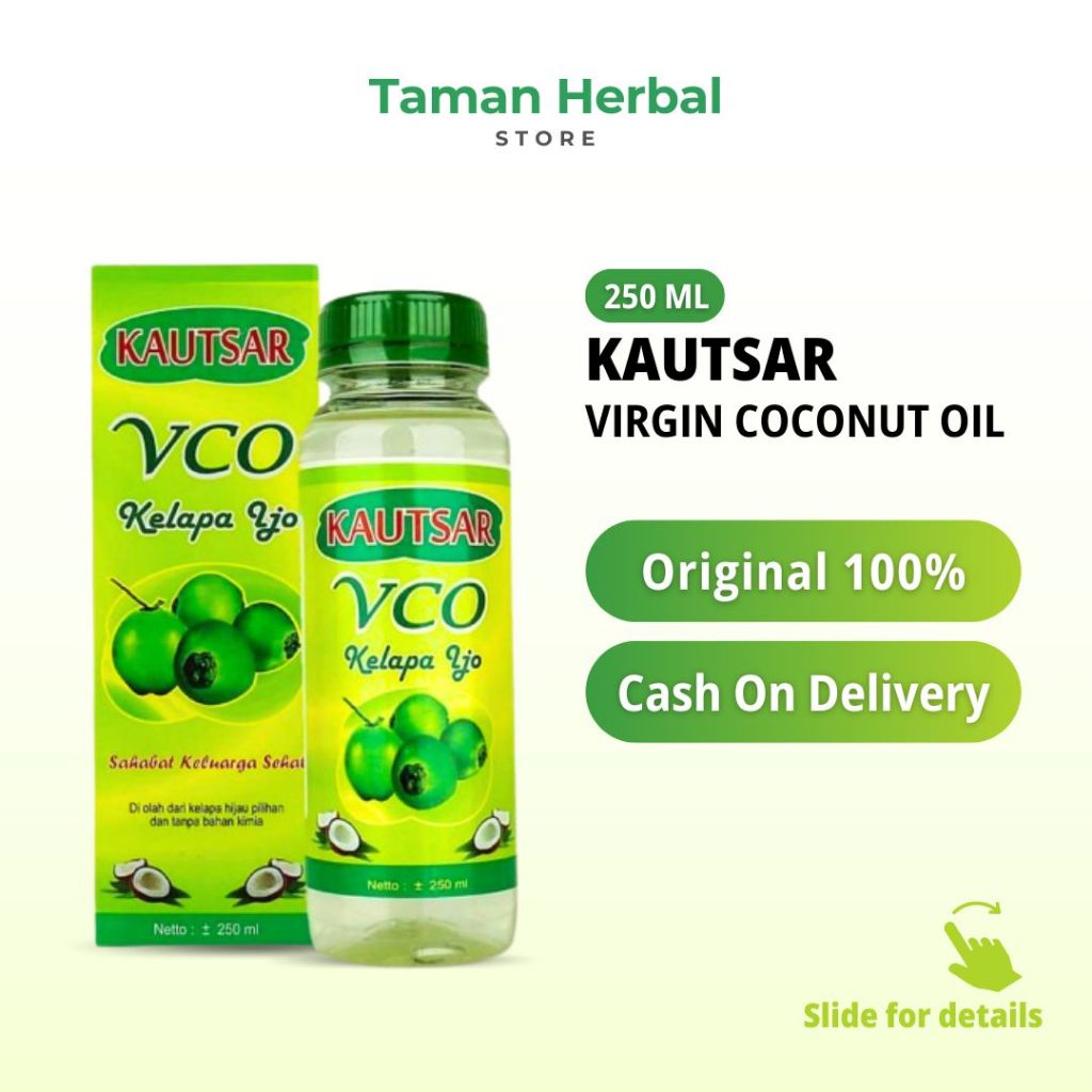 

Kautsar Virgin Coconut Oil (250 ml) | Minyak Kelapa Ijo VCO