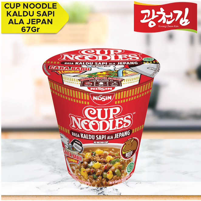 

Mie Instant Nissin Cup Noodles Kaldu Ala Jepang 67 gr Rasa Sapi / Ayam