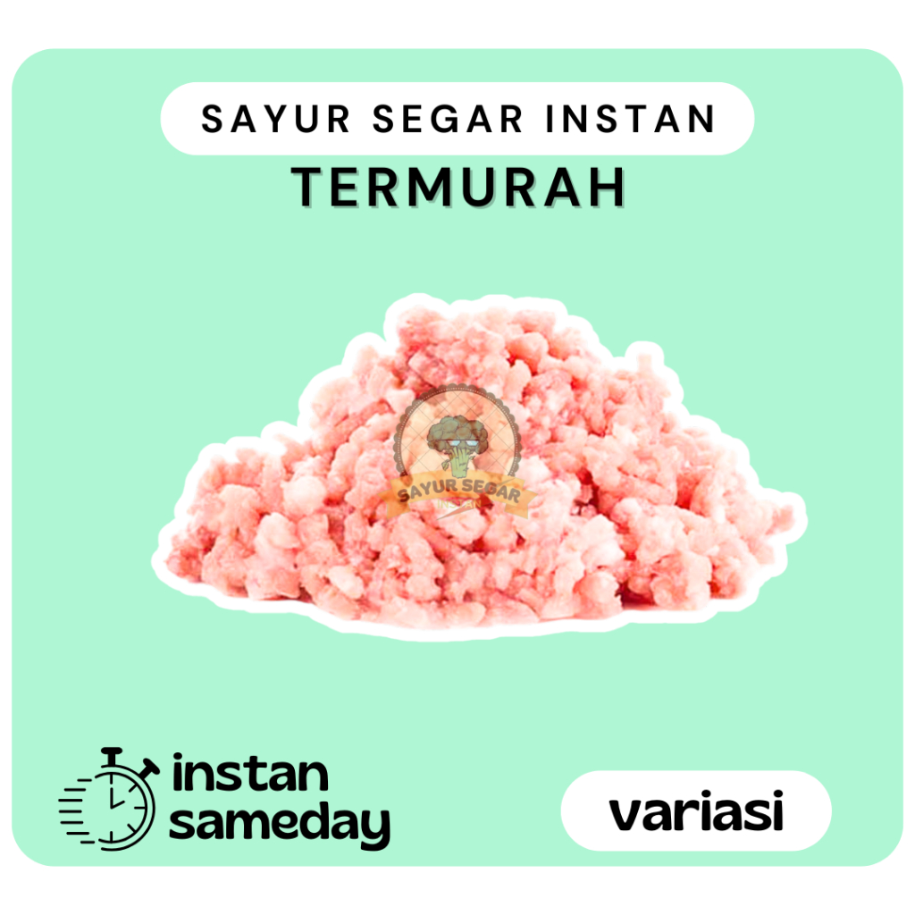 

Daging Ayam Giling Ayam Segar 1kg Free Box