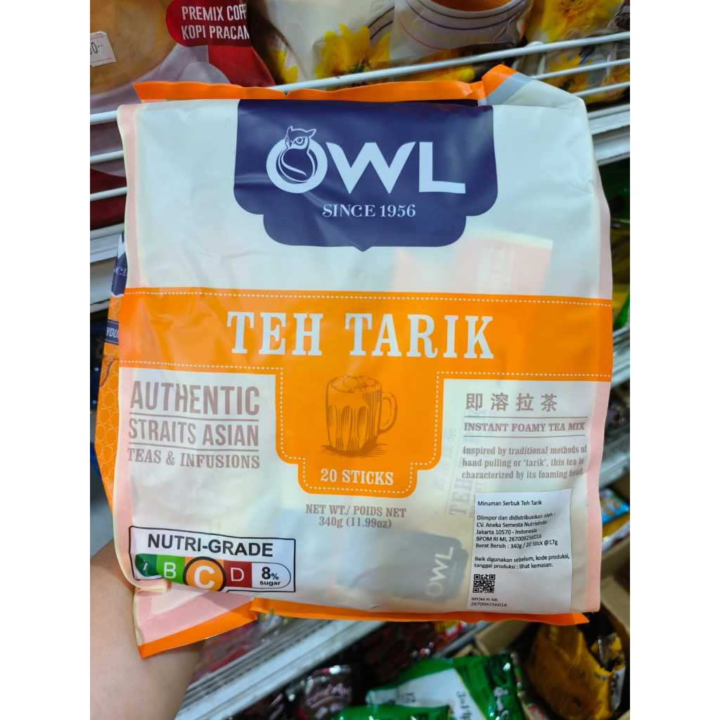 

Owl Teh Tarik Milk Tea Beverages Minuman Teh susu