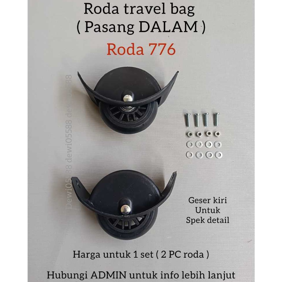 KODE T49Y Roda tas Roda travel bag Roda koper Sparepart koper