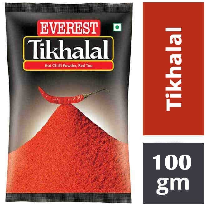 

TIKHALAL HOT CHILLI POWDER EVEREST 100G / Bubuk Cabe Merah Halus