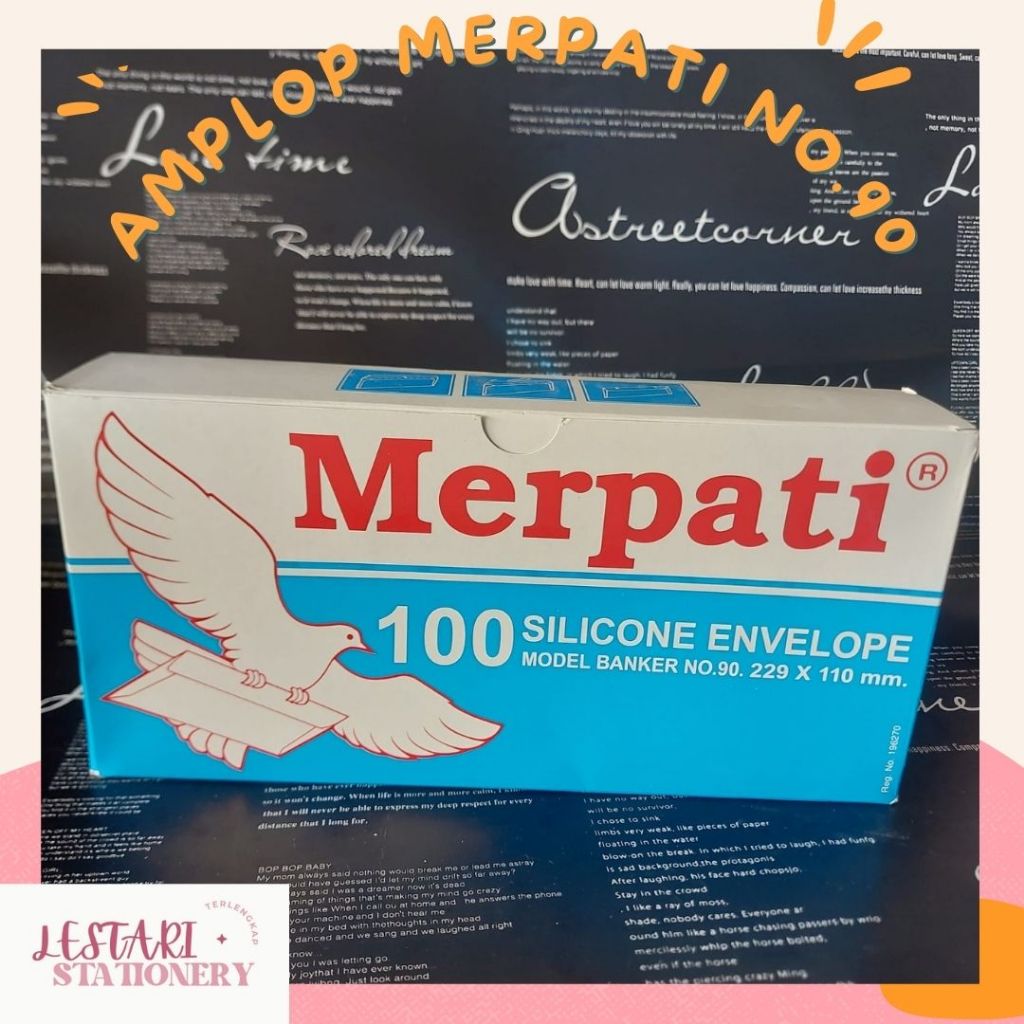 

Amplop Putih Merpati 90 pps | Amplop Surat Menyurat | Amplop Putih Panjang | Lestari Stationery