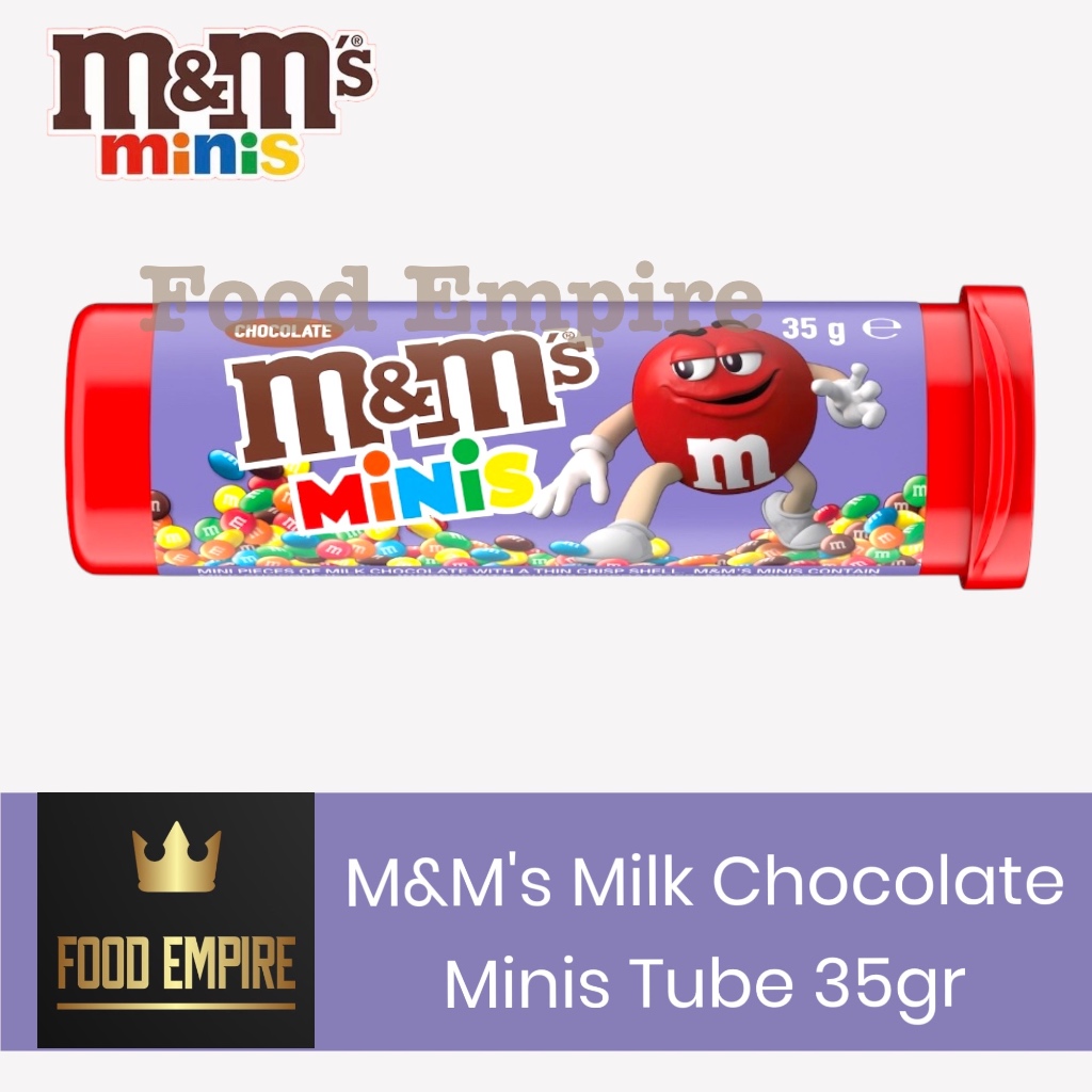 

M&M's Minis Milk Chocolate 35 gr | Cokelat M&M Tube | MnM