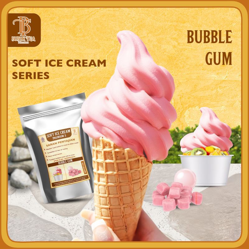

ICECREAM PREMIUM NEW88 BUBBLE GUM 1KG / Bubuk Ice Cream