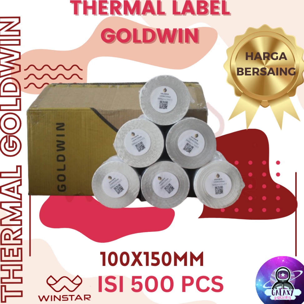 

KODE F42Z THERMAL LABEL 1x15 isi 5 MERK GOLDWIN A6