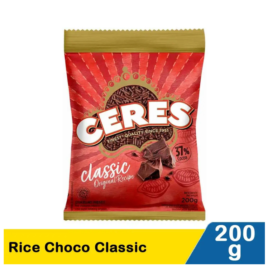 

Ceres Hagelslag Rice Choco Classic 200 Gram