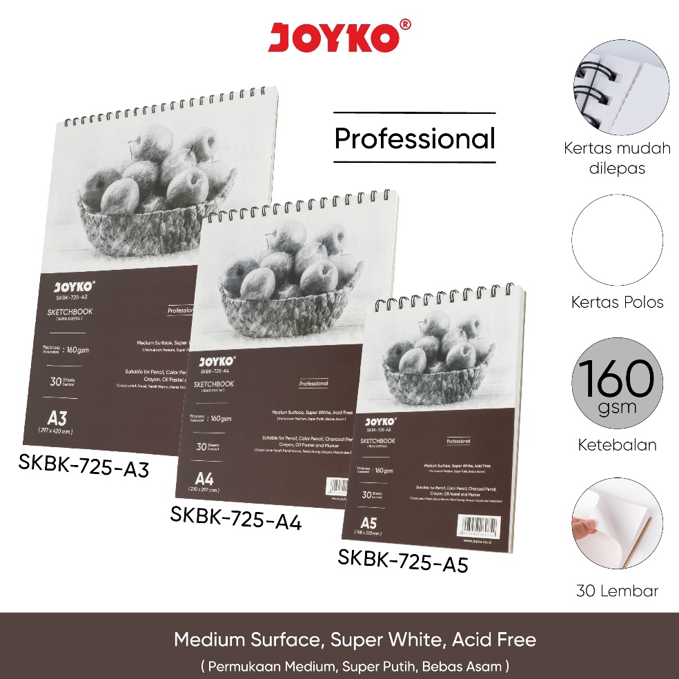 

Harga Sahabat Buku Sketsa Gambar Sketch Book Joyko SKBK725