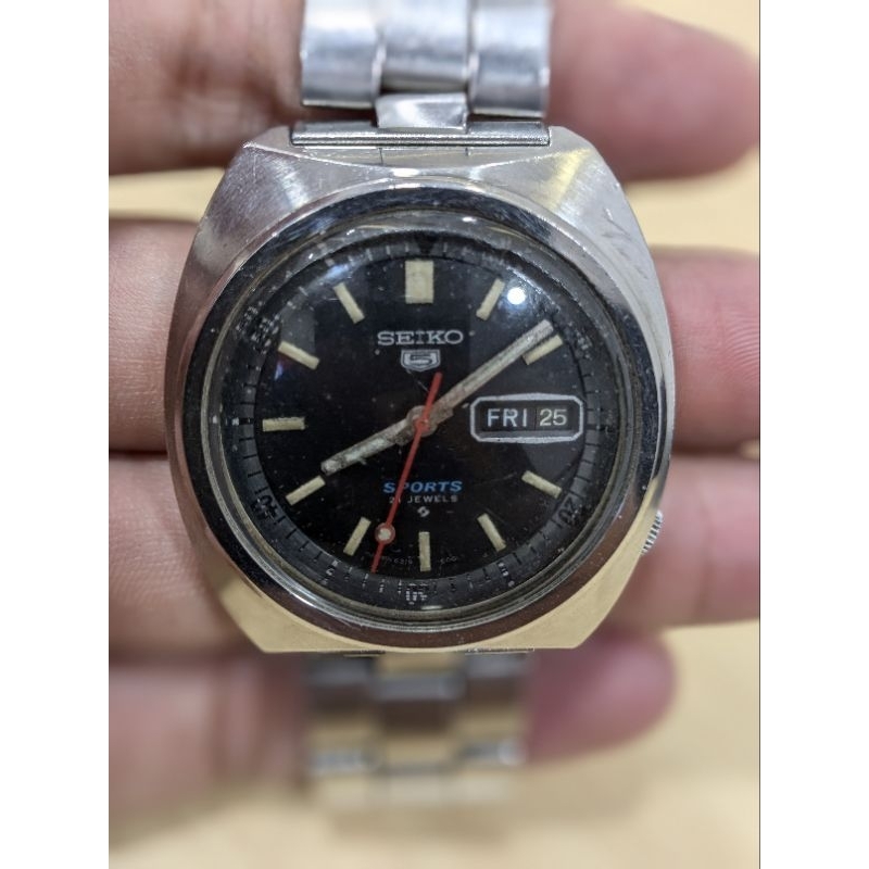 Seiko 5 sports Rare Japan vintage automatic cal. 6319-6000