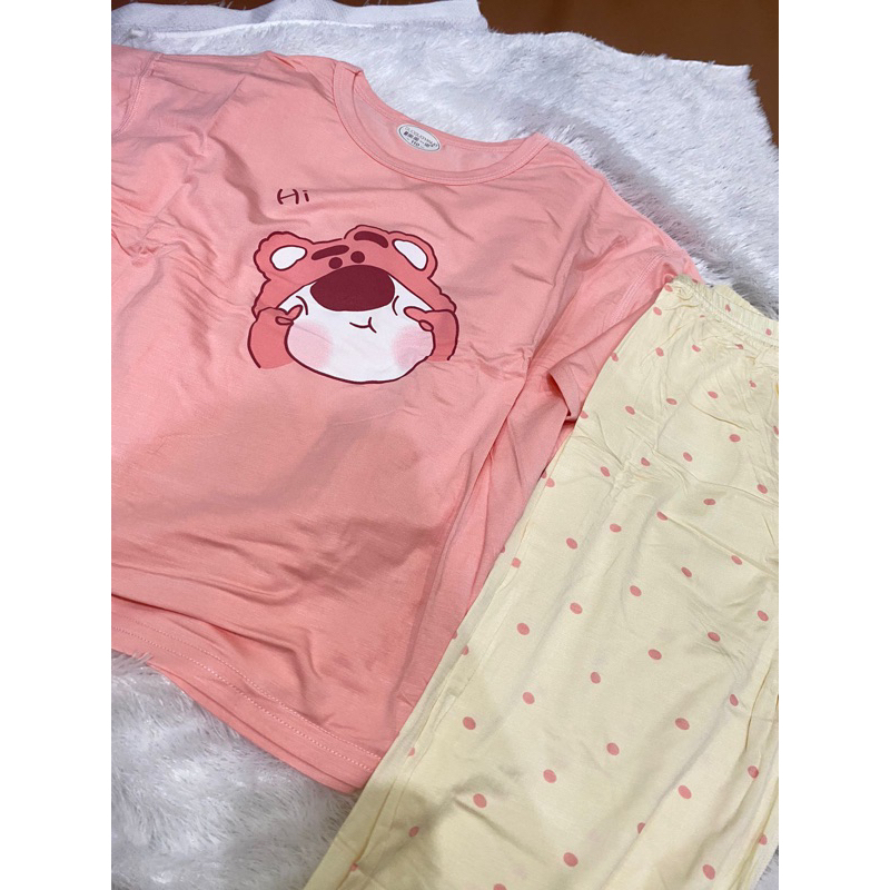 Piyama Tencel Anak Lotso Baju Tidur Tencel Anak