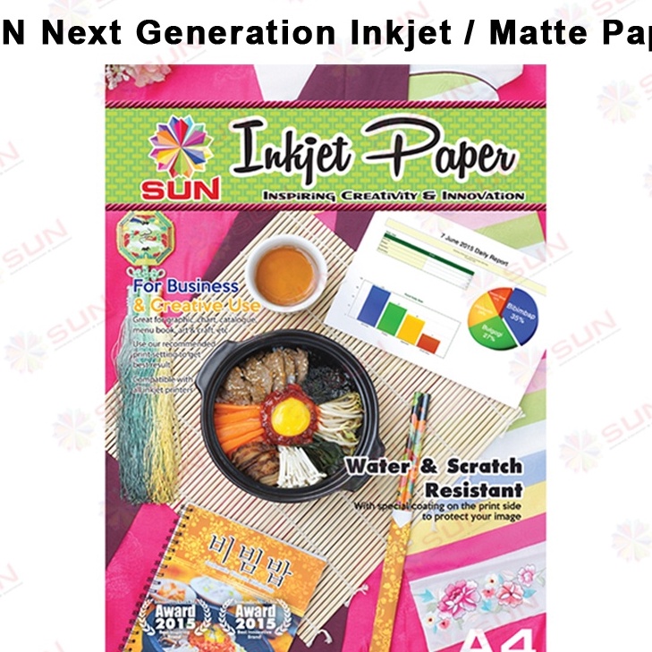 

KI3 Kes Inkjet Single Side A4 SUN Next Generation Inkjet Paper A4 Doff Matte Ketebalan 11 13 2 Gsm Support epsoncanonbrother oridyepmentart paper ink 664 3 673 79 81 BT GT51 52 dll