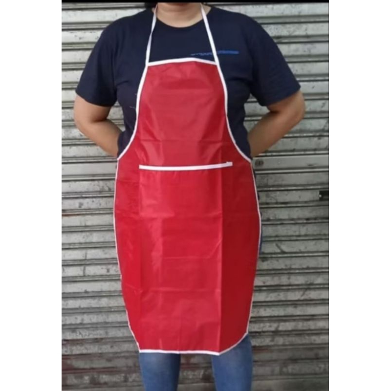 Apron / Celemek Warna Polos Waterproof