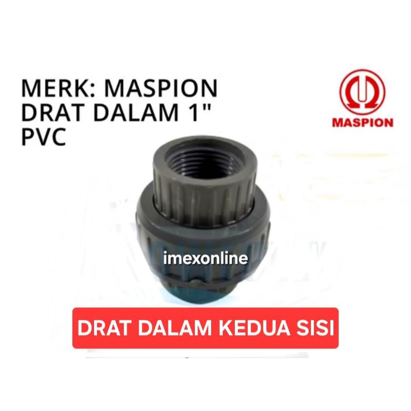 WATERMUR PVC DRAT DALAM 1 INCH - MEREK MASPION