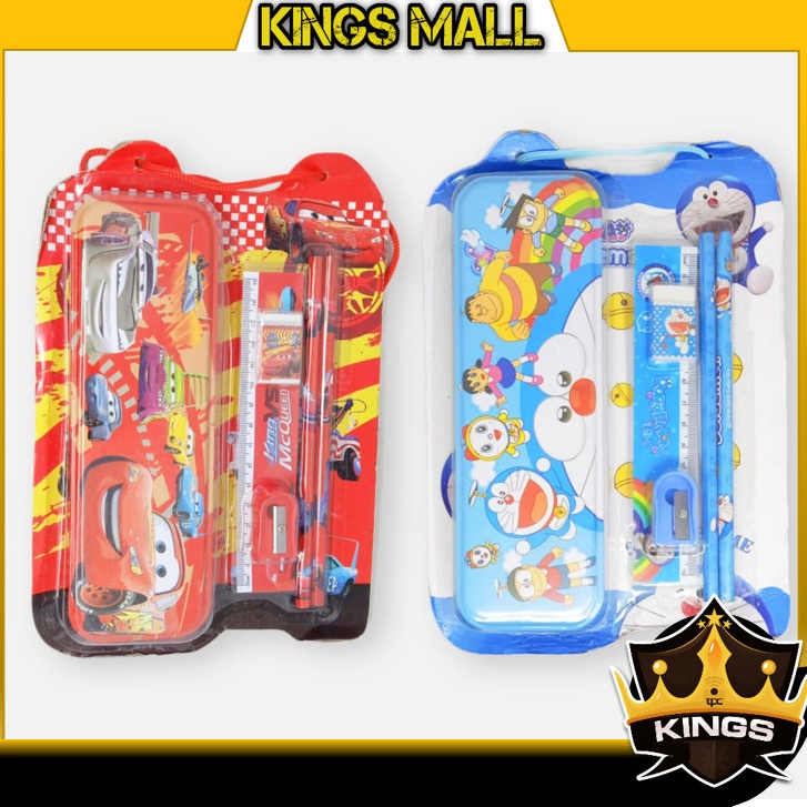 

Grosir Terbaru KINGS S6139 Fancy Set Anak Motif Karakter Lucu Set Alat Tulis 6 in 1 Stationery Set Souvenir Anak Paket Alat Tulis Sekolah
