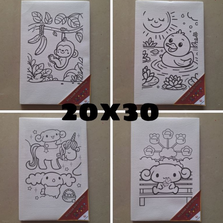 

Paling Istimewa TANPA CAT MAINAN ANAK KANVAS LUKIS 2X3