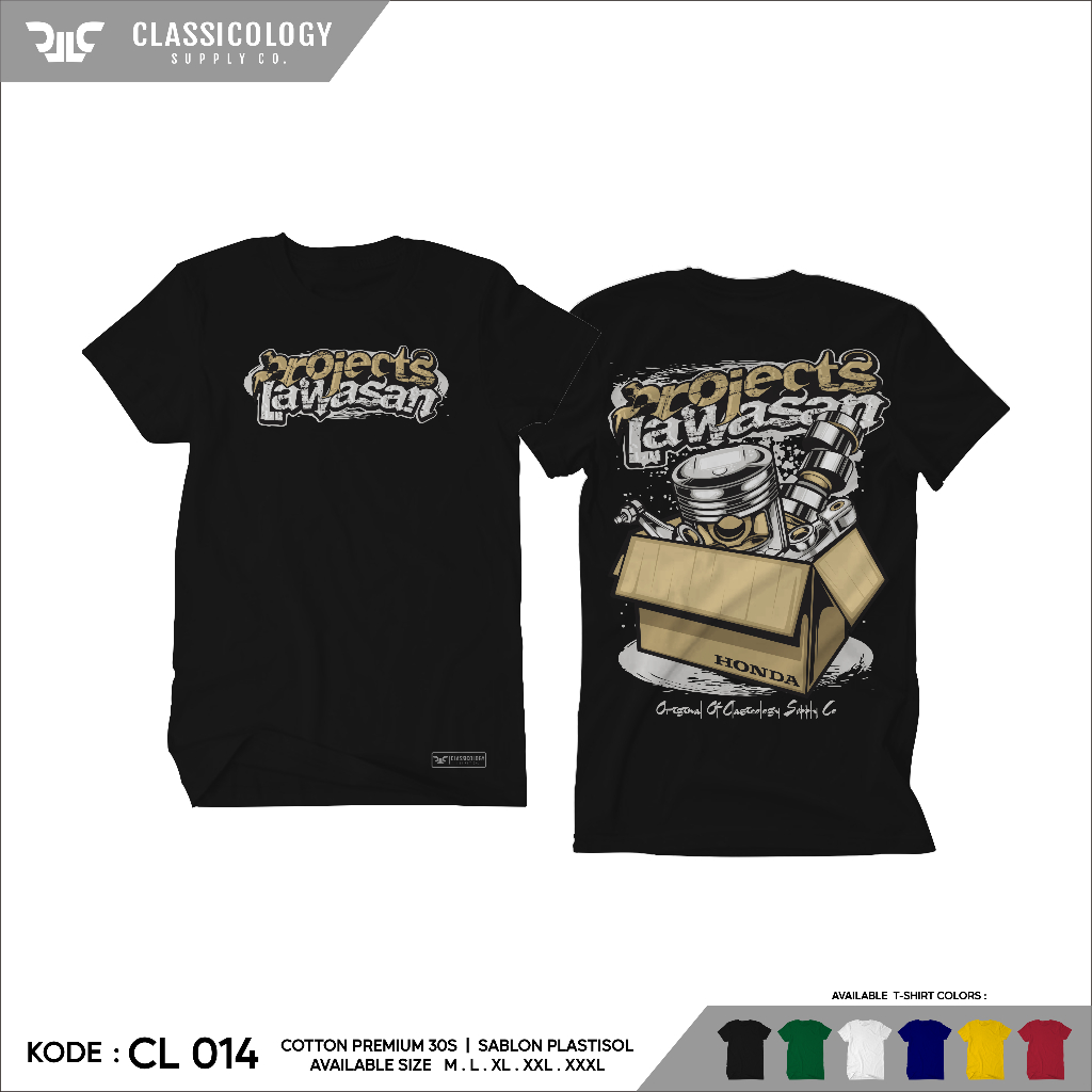 Clasicology Kaos Honda Klasik Rosok CIlik CL14