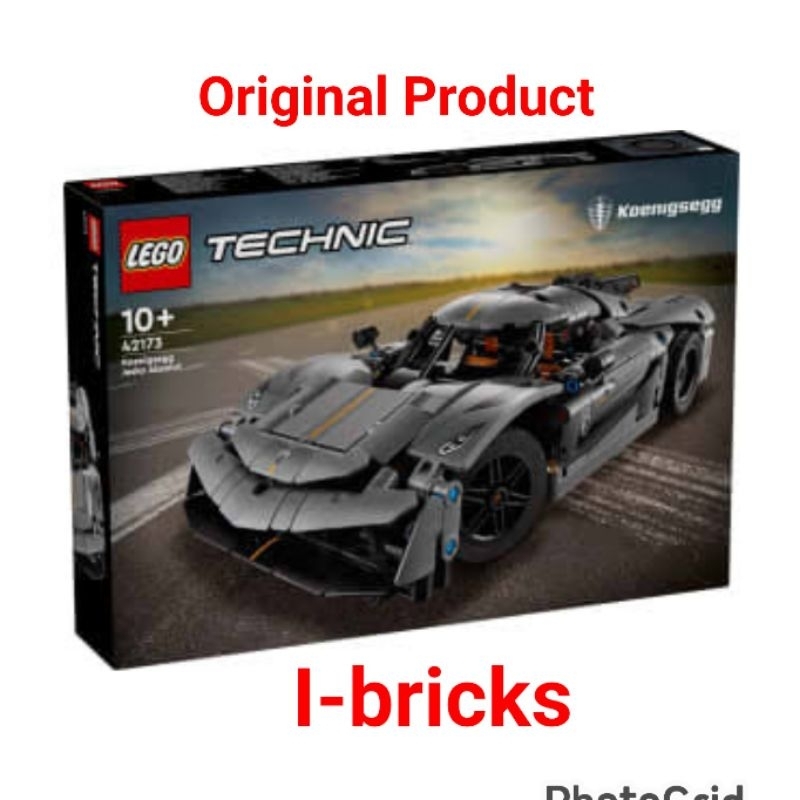 LEGO Technic 42173 Koenigsegg Jesko Absolut Grey Hypercar