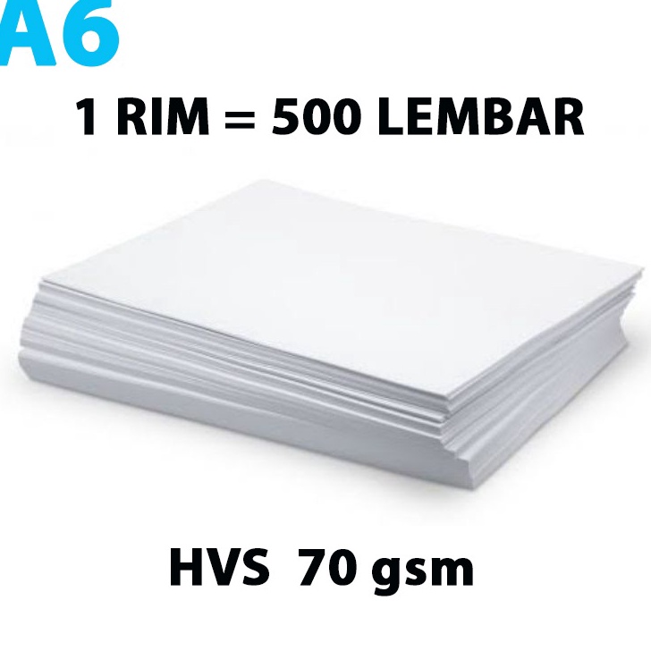 

Khusus Kes HVS Putih Ukuran A6 7 gsm 15cm x 148cm Lembar