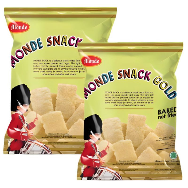 

Monde Serena Gold Snack 60gram dan Monde Serena Snack 27gram Cemilan Biskuit Wafer Grosir Murah
