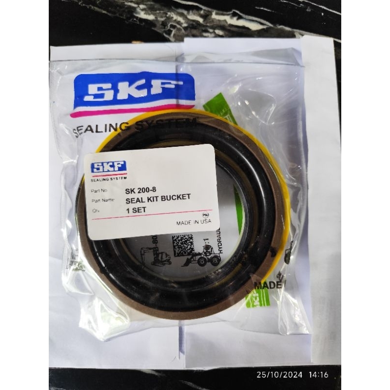 Seal kit Bucket Excavator Kobelco Sk 200-8 Seal bucket Sk 200-8 SKF