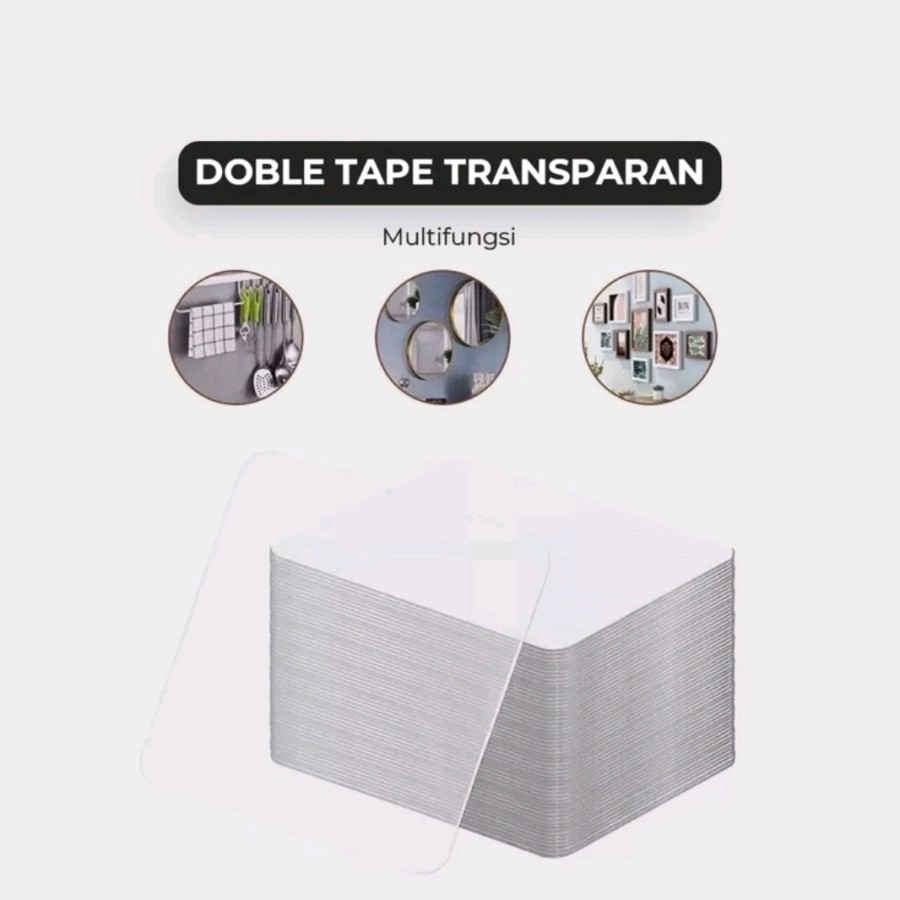 

Double Tape Solatip 2 Sisi Perekat Tempel Dinding Lemari Serbaguna