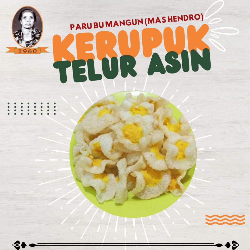 

Kerupuk Telur Asin Asli (70gr)