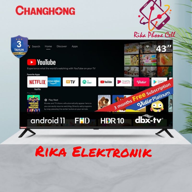 Changhong 43 inch android tv full hd