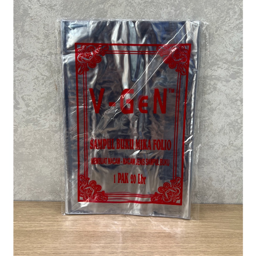 

KF7 Sampul Buku Folio Sampul Mika Sampul Plastik isi 2 Pcs