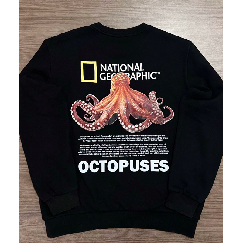 Crewneck NATIONAL GEOGRAPHIC "OCTOPUSES" + TOPI NATGEO