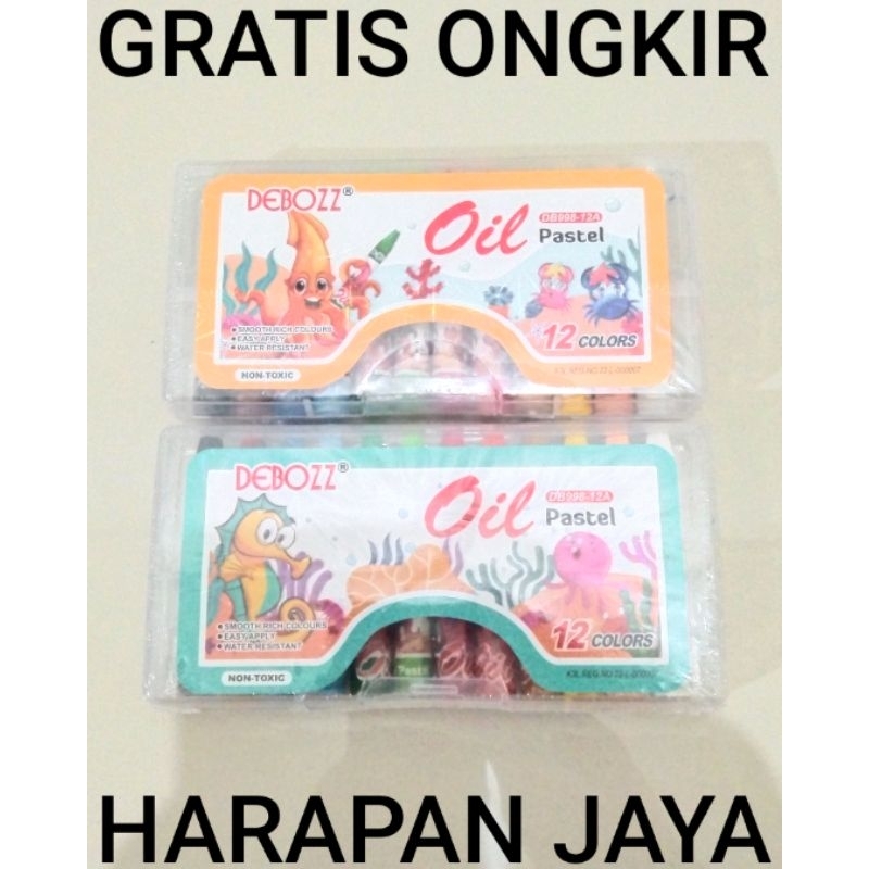 

Krayon Oil Pastel DB998-12A DEBOZZ 12 Warna